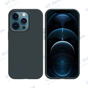 Pack de 10 Coques Silicone Compatible pour Apple iPhone 12 Pro Max Bulk (#18) Noir