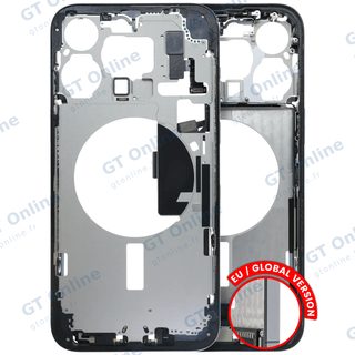 Châssis pour Apple iPhone 15 Pro Max (version EU, origine d'occasion — grade A, Blue Titanium)