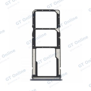 Tiroir Sim Premium Xiaomi Redmi Note 9 Noir Onyx