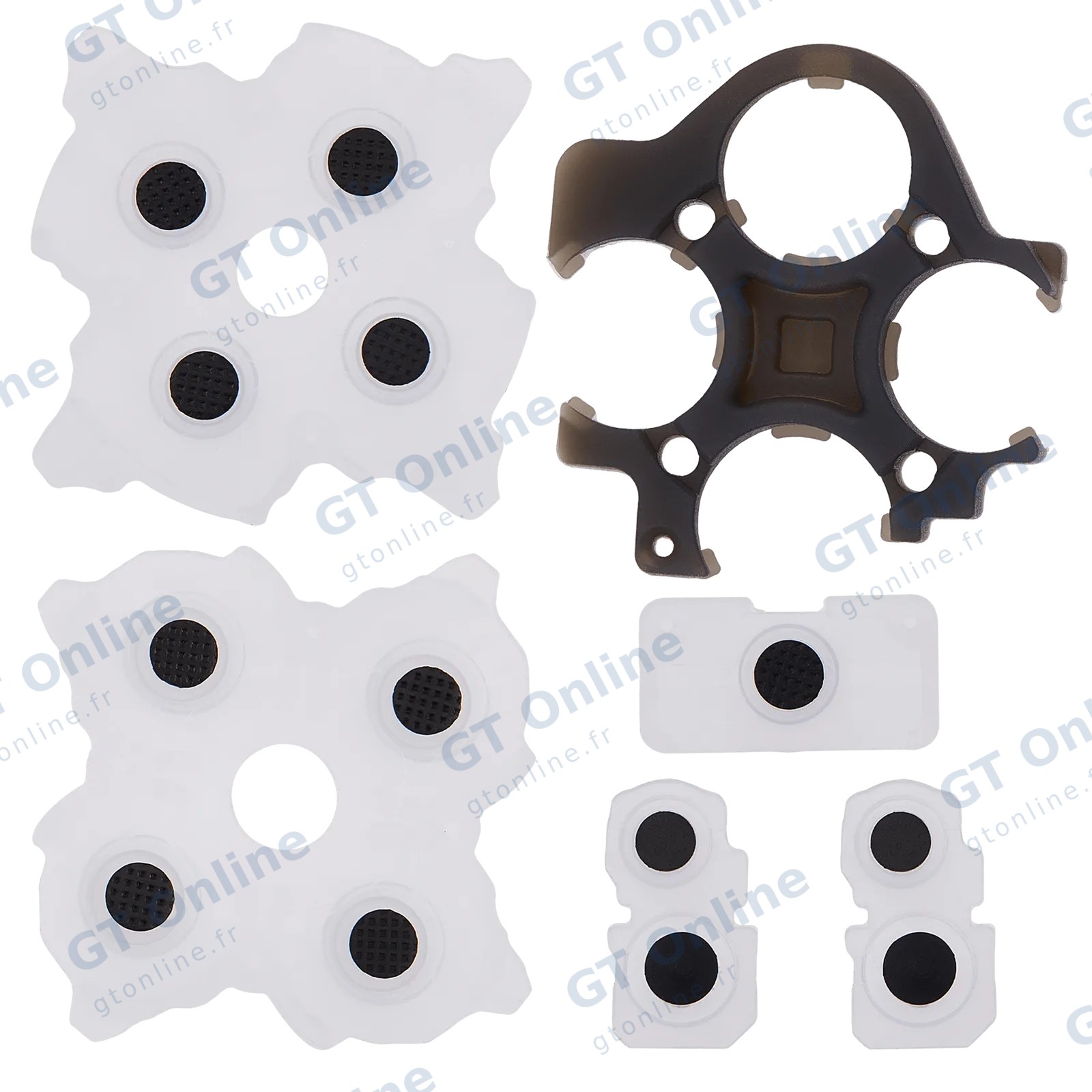 Pastilles en caoutchouc conducteur pour manette Sony DualSense (PS5) — version 2