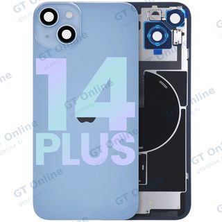Vitre arrière avec MagSafe, NFC et nappe flash pour Apple iPhone 14 Plus (origine, bleu)