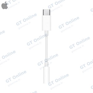 Adaptateur USB-C vers Jack 3.5mm Apple MW2Q3ZM/A Blanc
