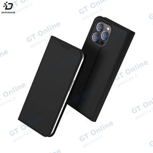 Housse de Protection Skin Pro Dux Ducis pour Apple iPhone 15 Pro Noir