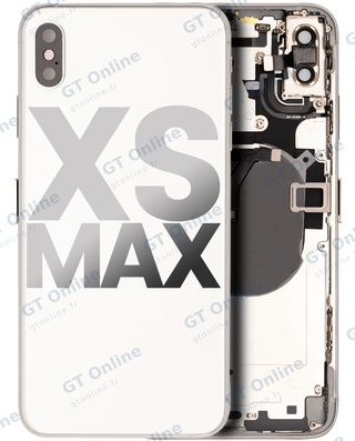 Châssis pour Apple iPhone XS Max (origine d'occasion — grade B, argent)