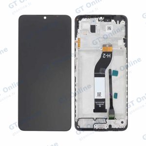 Écran Tactile OEM avec Châssis Xiaomi Poco C65/Redmi 13C/Redmi 13C 5G Noir