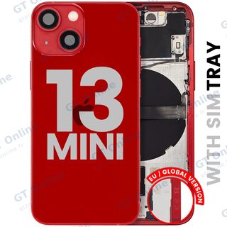 Châssis pour Apple iPhone 13 Mini (version EU, origine d'occasion — grade A, rouge)