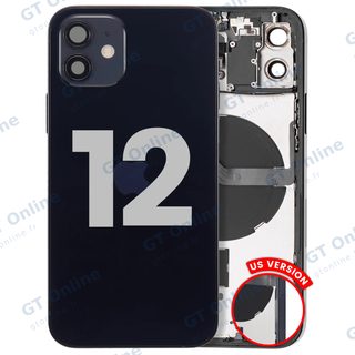 Châssis pour Apple iPhone 12 (version US, origine d'occasion — grade A, noir)