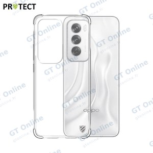 Coque Silicone Renforcée PROTECT pour OPPO Reno 12 5G Transparent