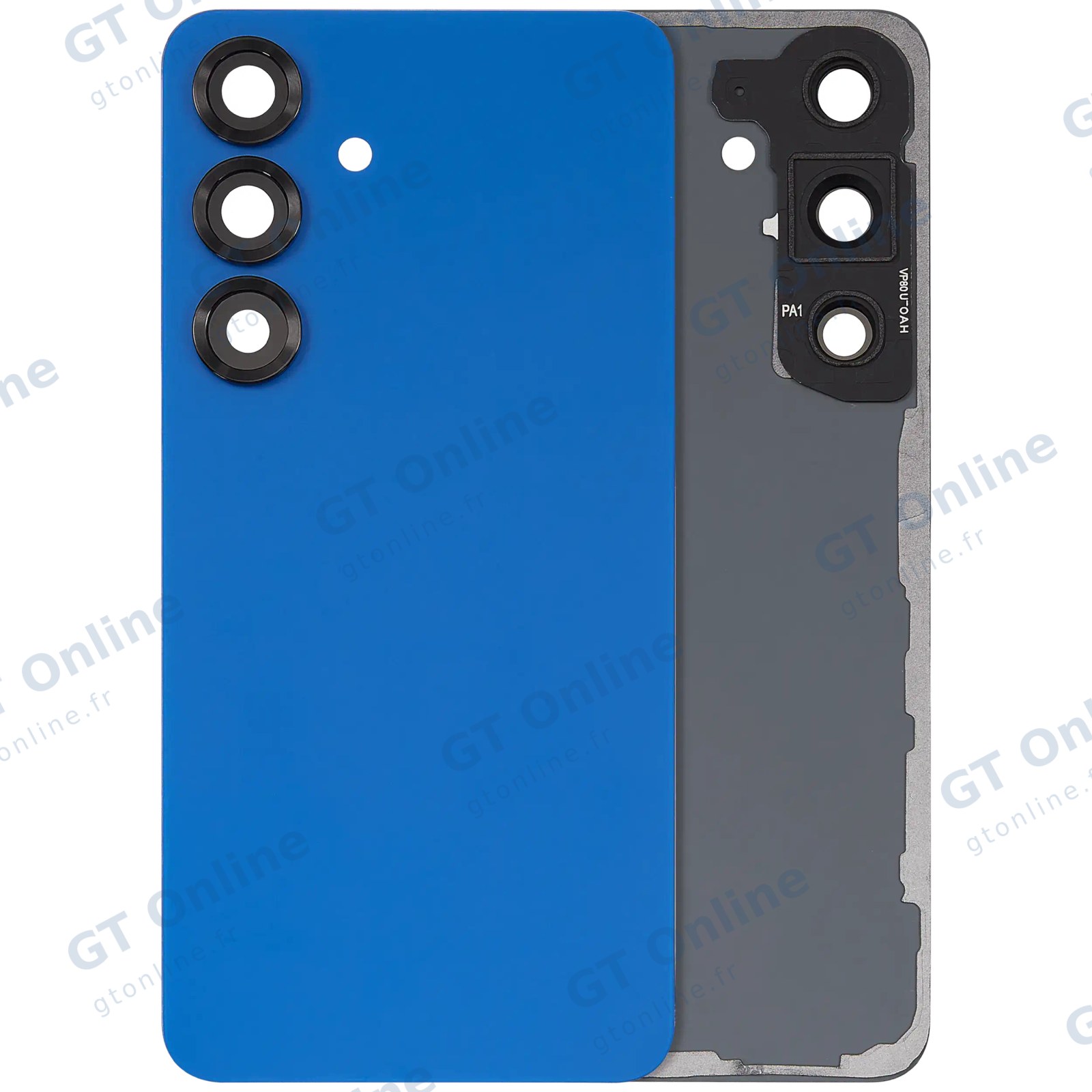 Vitre arrière pour Samsung Galaxy S25 5G (sans logo, compatible premium, Navy)
