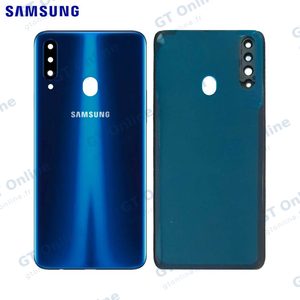 Cache Arrière Original Samsung Galaxy A20S A207 GH81-19447A Bleu