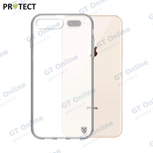 Pack de 10 Coques Silicone PROTECT pour Apple iPhone 7 Plus/iPhone 8 Plus Bulk Transparent