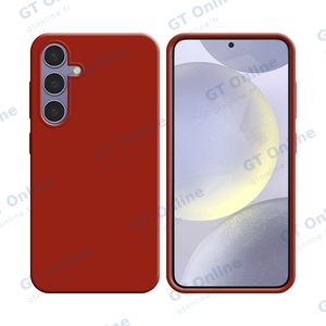 Coque Silicone Compatible pour Samsung Galaxy S24 Plus 5G S926 (#1) Rouge