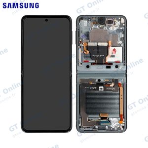 Écran Tactile Original Samsung Galaxy Z Flip 3 5G F711 GH82-27443E Argent
