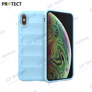 Coque de Protection IX008 PROTECT pour Apple iPhone X/iPhone XS Bleu Clair