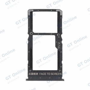 Tiroir Sim Premium Xiaomi Redmi 10 2022 Gris Carbone