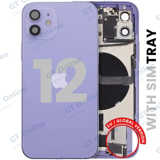 Châssis pour Apple iPhone 12 (version EU, origine d'occasion — grade A, violet)