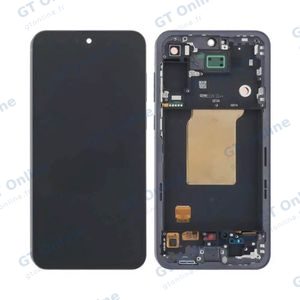 Écran Tactile Original Assembled avec Châssis Compatible Samsung Galaxy A55 5G A556 GH82-34305A Bleu Nuit