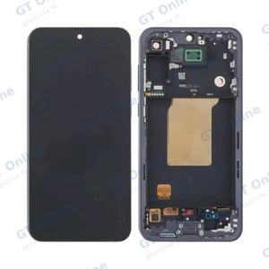Écran Tactile Original Assembled avec Châssis Compatible Samsung Galaxy A55 5G A556 GH82-34305A Bleu Nuit