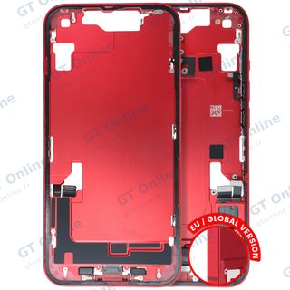 Châssis pour Apple iPhone 14 (version EU, origine d'occasion — grade B, rouge)