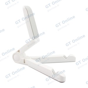 Support pour Smartphone et Tablette Pliable Blanc