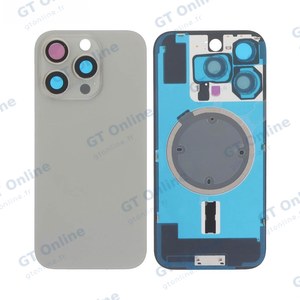 Cache Arrière Premium Apple iPhone 16 Pro (Without Parts) Titane Naturel