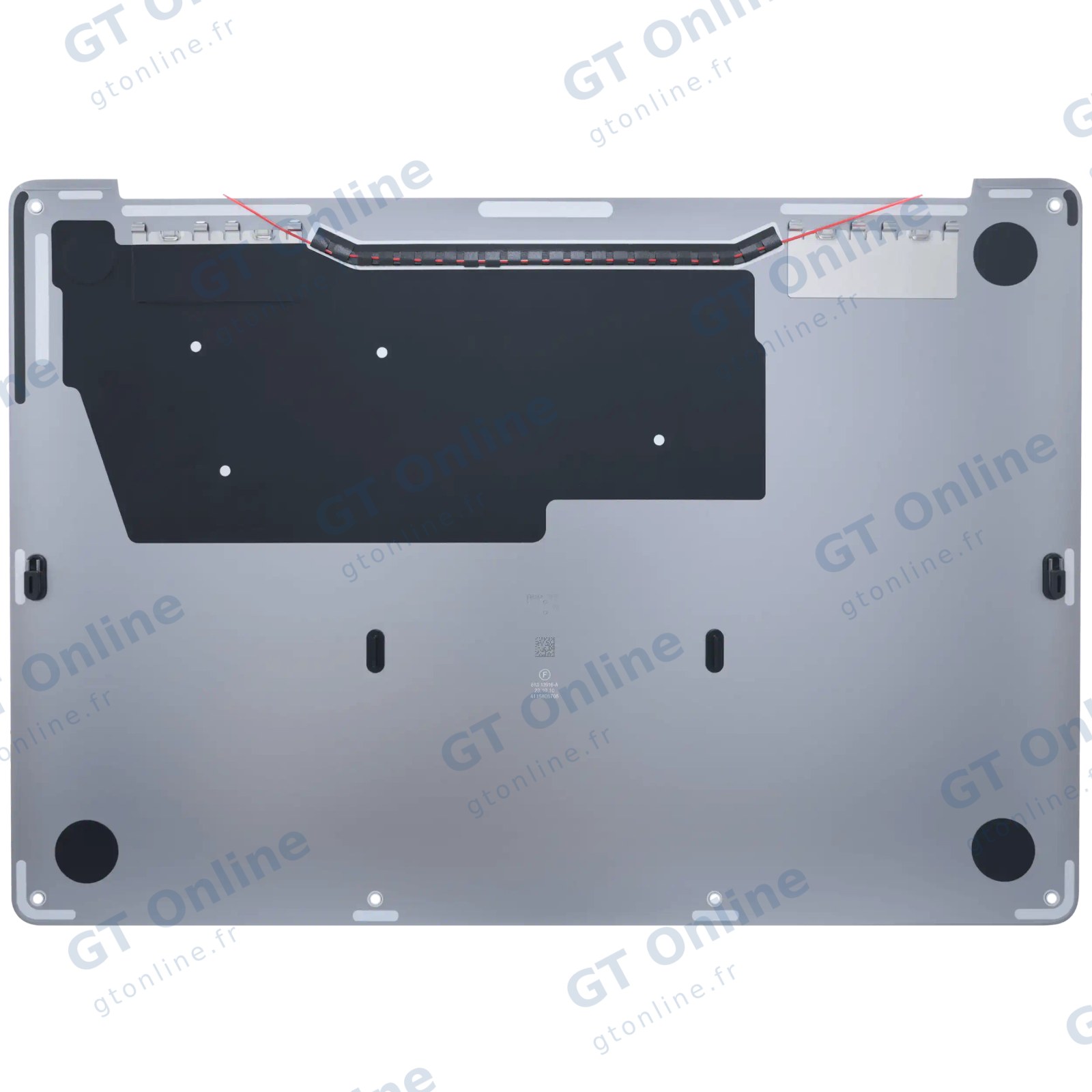 Coque inférieure pour Apple MacBook Pro 13" A2338 (2020) (origine, gris sidéral)
