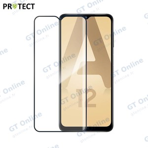 Verre Trempé Intégral PROTECT pour Samsung Galaxy A12 A125/Galaxy A12 Nacho A127 Noir