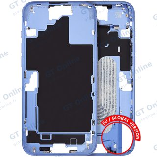 Châssis pour Apple iPhone 16 Plus (version EU, origine d'occasion — grade A, Ultramarine)