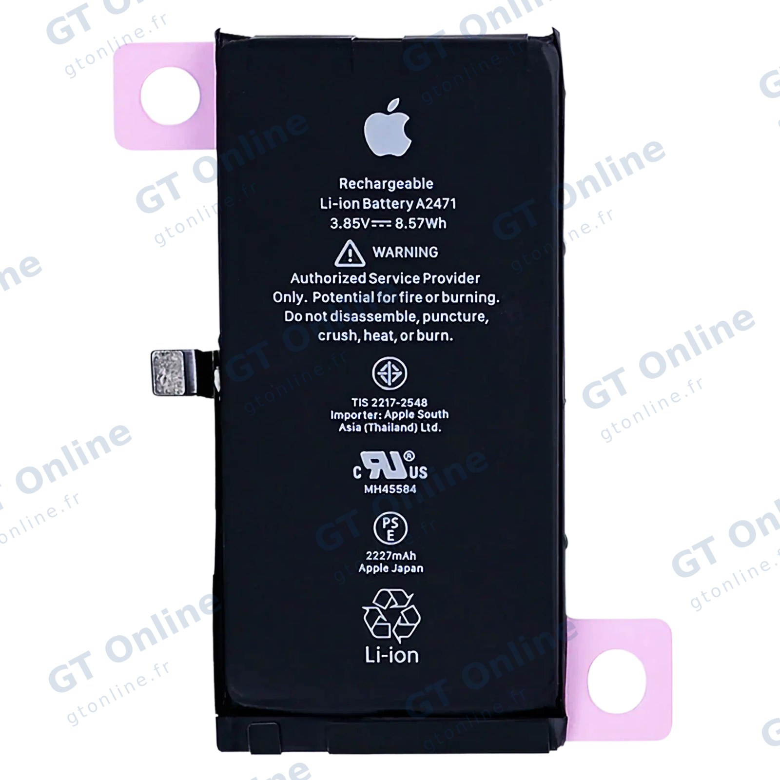 Batterie avec adhésif pour Apple iPhone 12 Mini (origine)