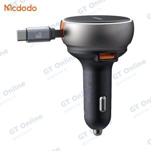 Chargeur Allume-Cigare Mcdodo CC-4850 80W avec Câble Rétractable Noir