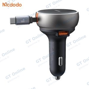 Chargeur Allume-Cigare Mcdodo CC-4850 80W avec Câble Rétractable Noir