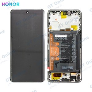 Bloc Écran Complet avec Châssis et Batterie Original Honor Magic 6 Lite 5G 0235AHHS 0235AHHT Sunrise Orange