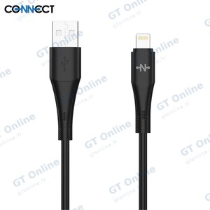 Câble Data USB vers Lightning CONNECT MC-CNL13 10W (1m) Noir