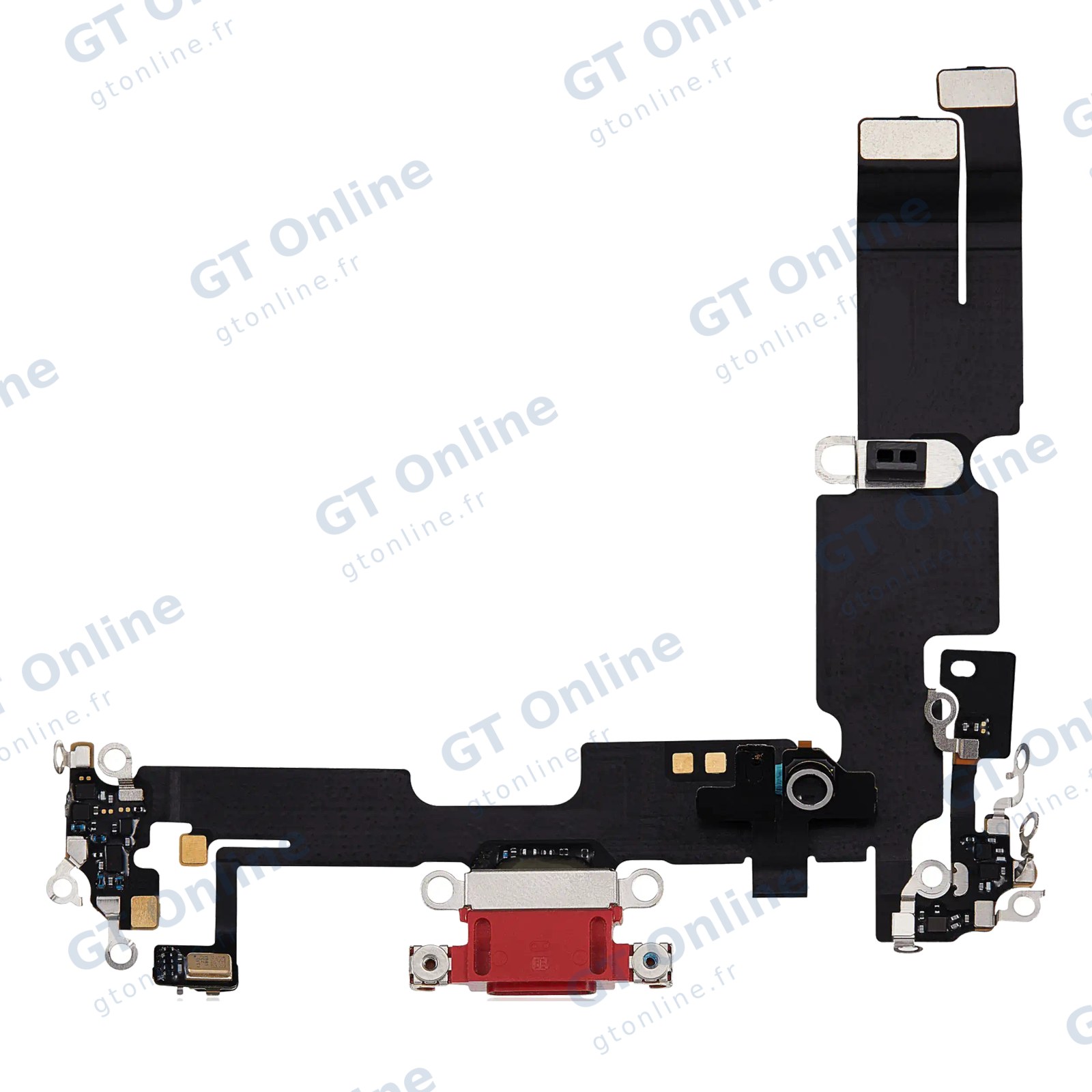 Dock de charge pour Apple iPhone 14 Plus (origine d'occasion, rouge)