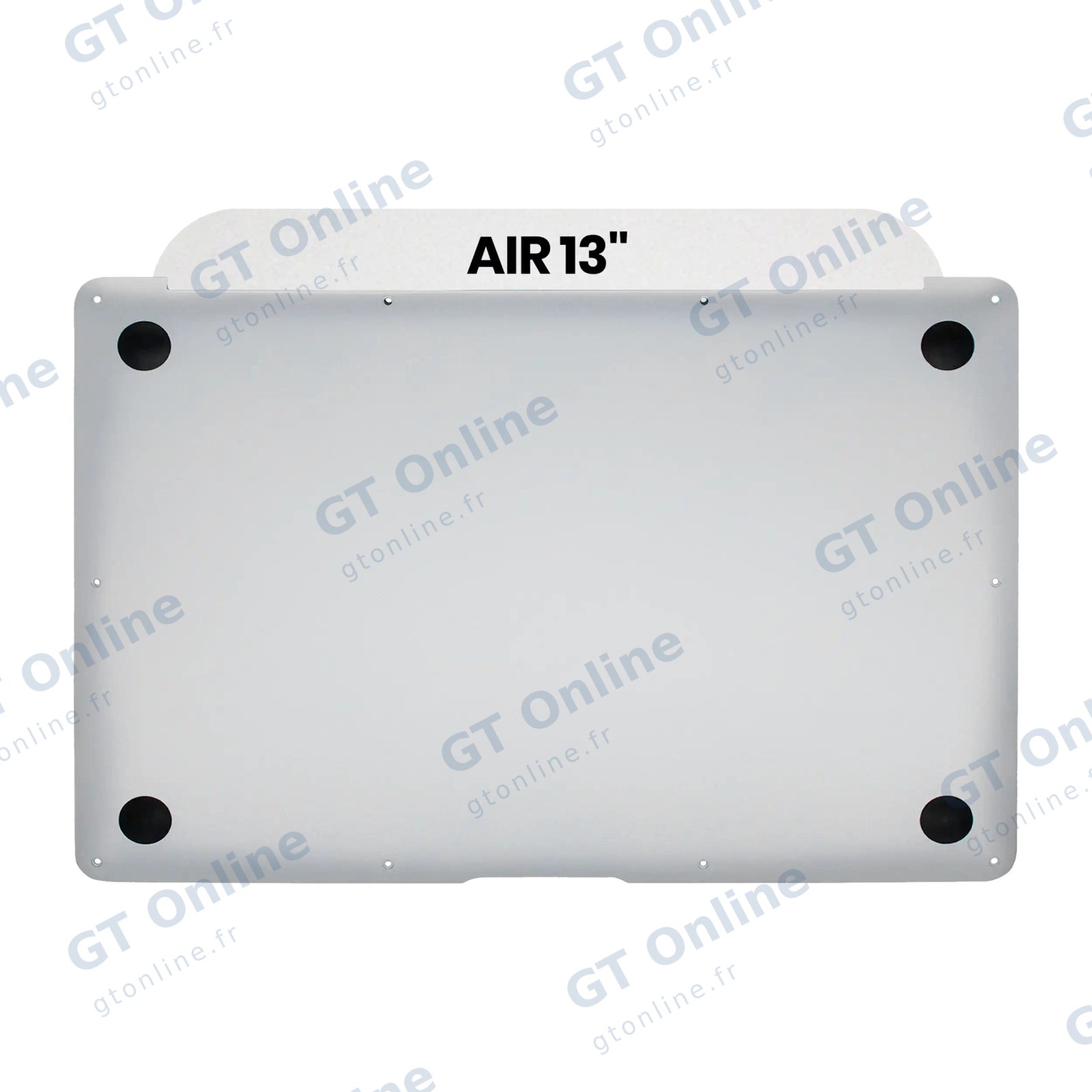Coque inférieure pour Apple MacBook Air 13" A1369 (2010) / A1466 (2012-2017) (origine neuve, argent)