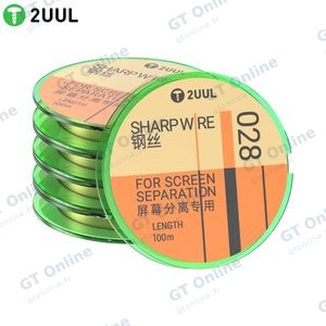 Bobine de Fil de Séparation d'Écran 2UUL Sharp Wire 028 100m (x5)