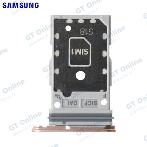 Tiroir SIM Original Samsung Galaxy S25 S931/Galaxy S25 Plus S936 GH98-49874F Or Rose