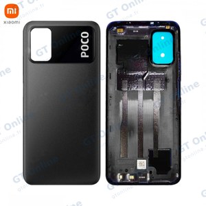 Cache Arrière Original Xiaomi Poco M3 55050000L39X Noir Intense