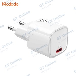 Chargeur Secteur USB-C Mcdodo CH-4020 Charge Rapide 20W Blanc
