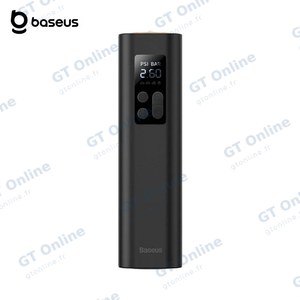 Mini Compresseur de Pneu pour Voiture Baseus Super Mini Inflator Pump avec Câble Allume-Cigare 3m CRCQ000001