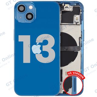 Châssis pour Apple iPhone 13 (version US, origine d'occasion — grade B, bleu) — réf. 107082111028