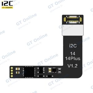 Nappe de Réparation Batterie i2C i6S Externe pour Apple iPhone 14 & 14 Plus (sans Soudure, Batterie 100% et 0