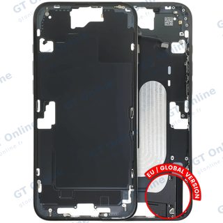 Châssis pour Apple iPhone 16 Plus (version US, origine d'occasion — grade B, noir)