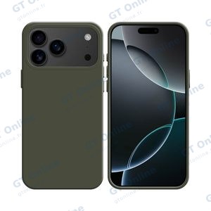 Coque Silicone Compatible pour Apple iPhone 17 Pro Max (#34) Gris Foncé