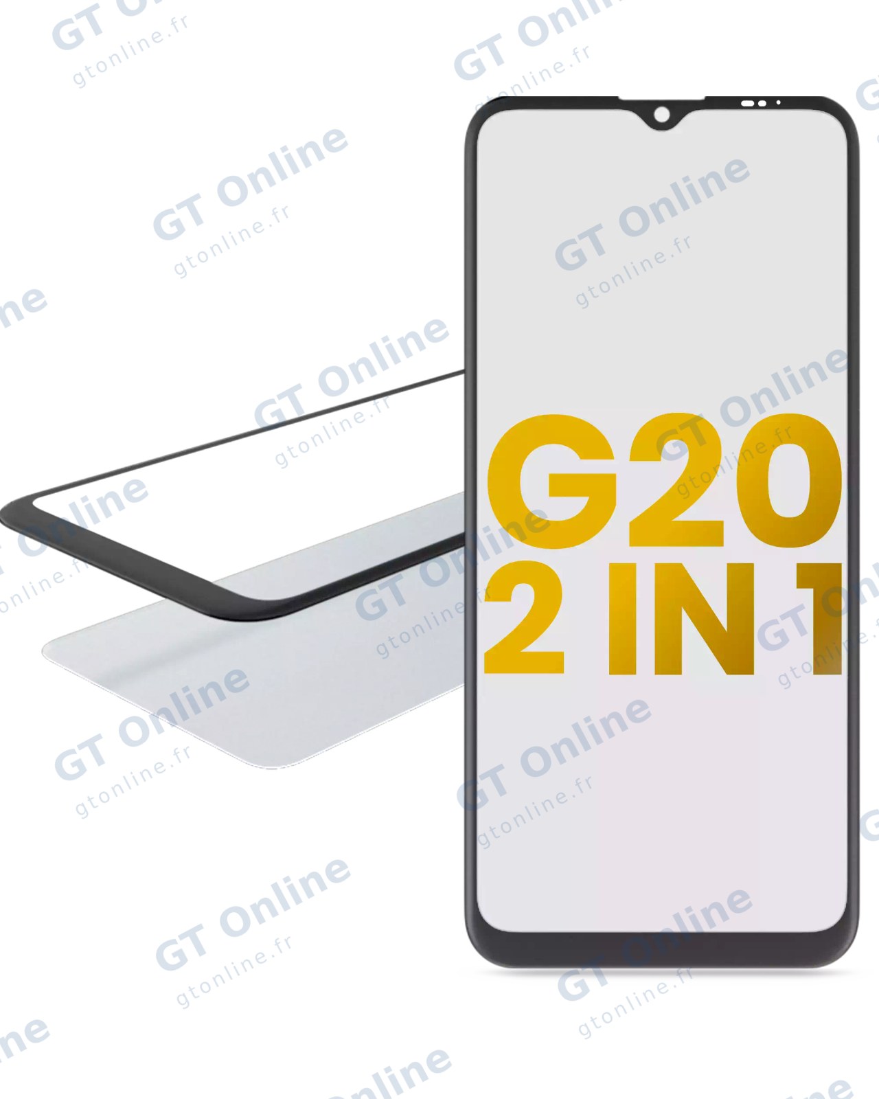 Vitre d’écran avec OCA pour Motorola Moto G20 (XT2128 / 2021)