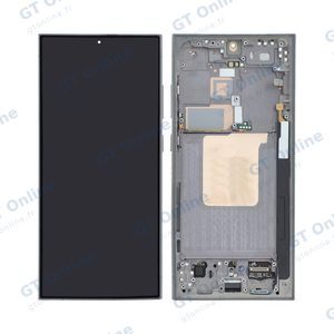 Écran Tactile Soft Oled avec Châssis Samsung Galaxy S24 Ultra 5G S928 Noir