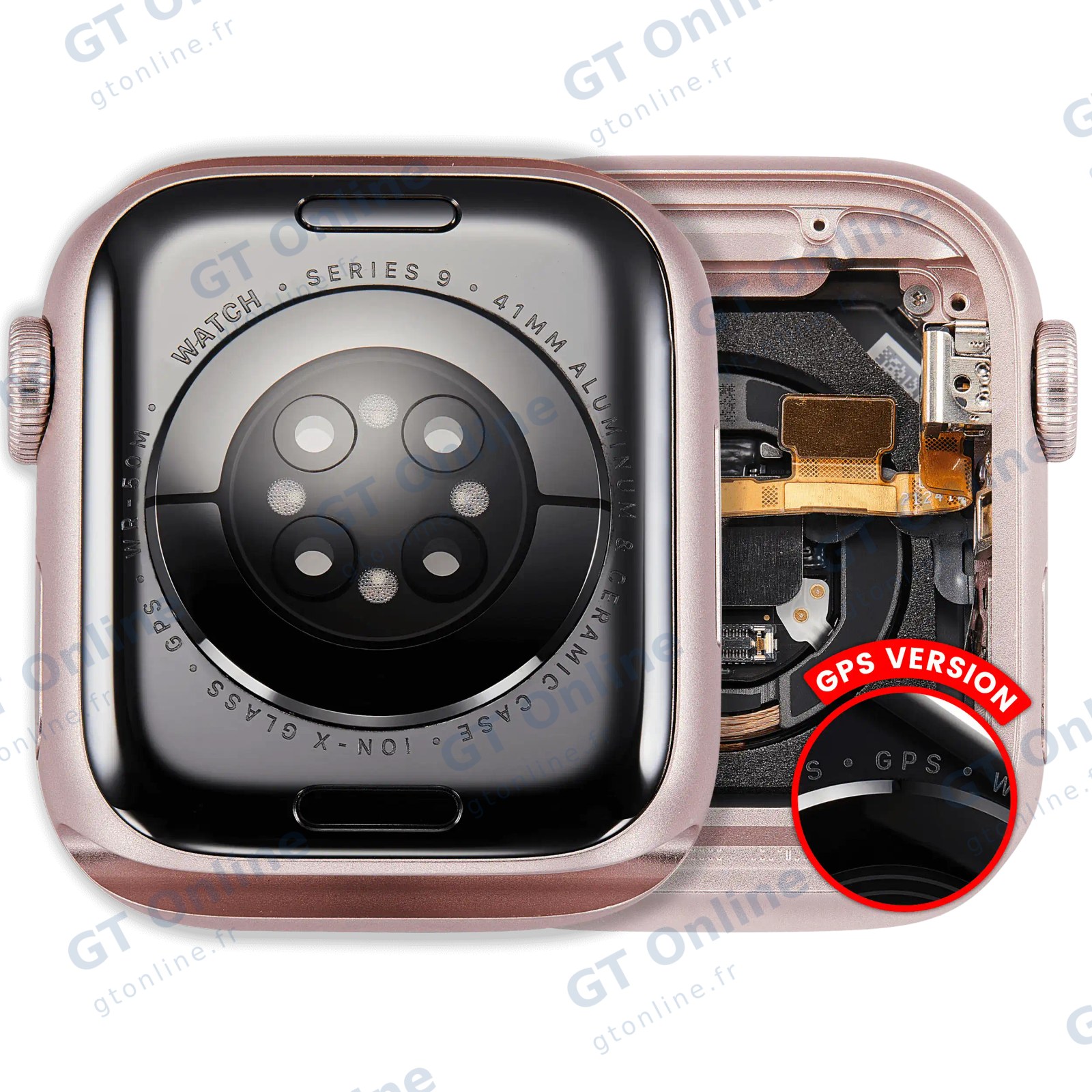Châssis pour Apple Watch Series 9 (41MM) (origine d'occasion — grade A, version GPS, Aluminum / Pink)