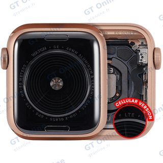 Châssis pour Apple Watch Series SE 1st (40MM) (origine d'occasion — grade A, Cellular Version, Aluminum / Gold)