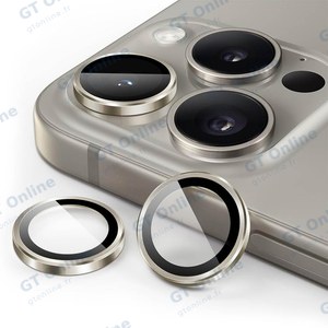 Protection Lentille Apple iPhone 16 Pro/iPhone 16 Pro Max Titane Naturel