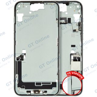 Châssis pour Apple iPhone 15 Plus (version US, origine d'occasion — grade A, vert)